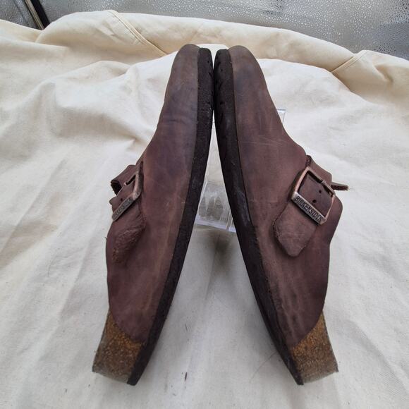Birkenstock Boston oiled leather clogs Habana Slip-ons clogs 45 US 12-12.5 - Picture 4 of 7